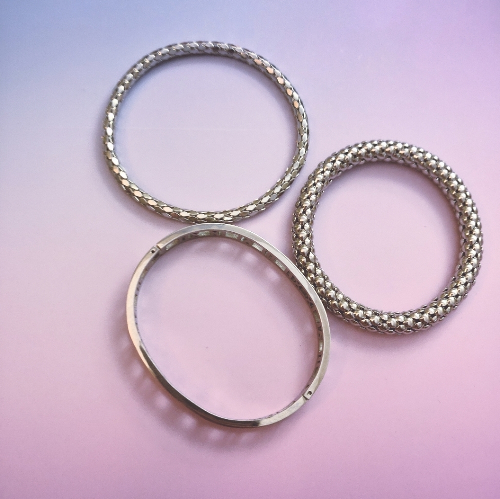 Classy Silver Bracelet Bundle